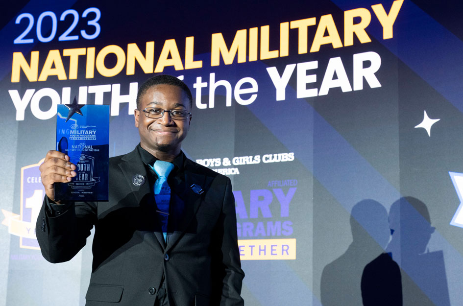 Xavier B. award pic