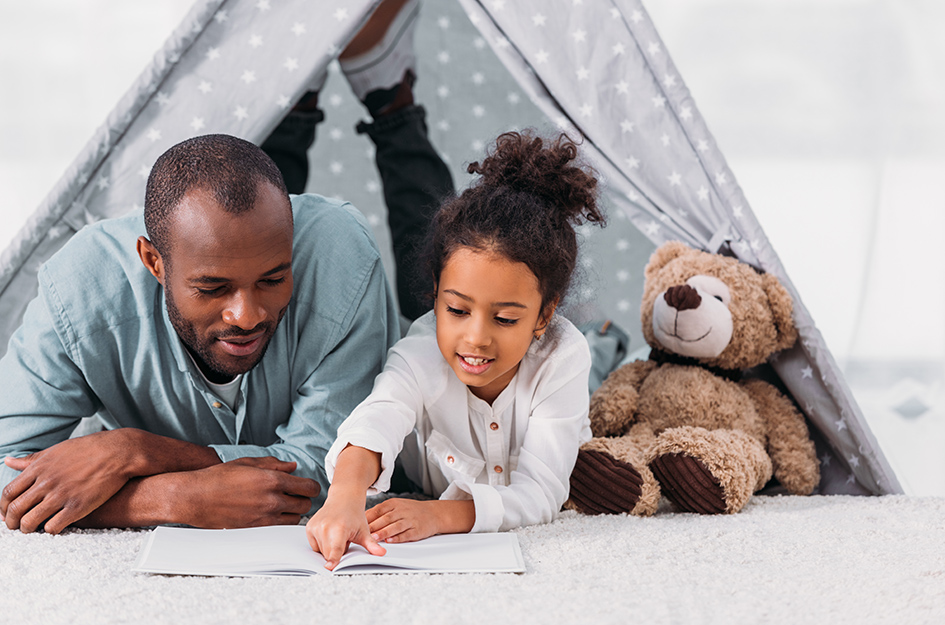 Reading with dad