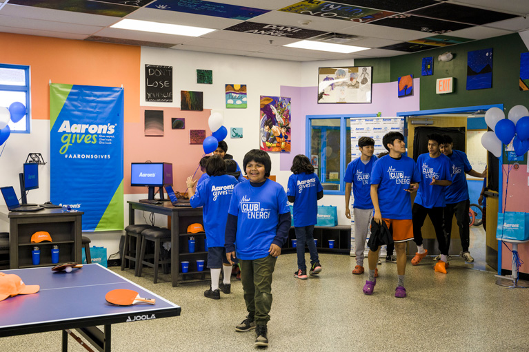 Club teens seeing newly refreshed Teen Center