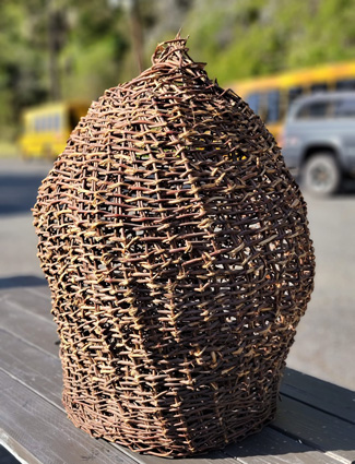 Yurok eel basket