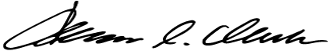 Jim Clark signature