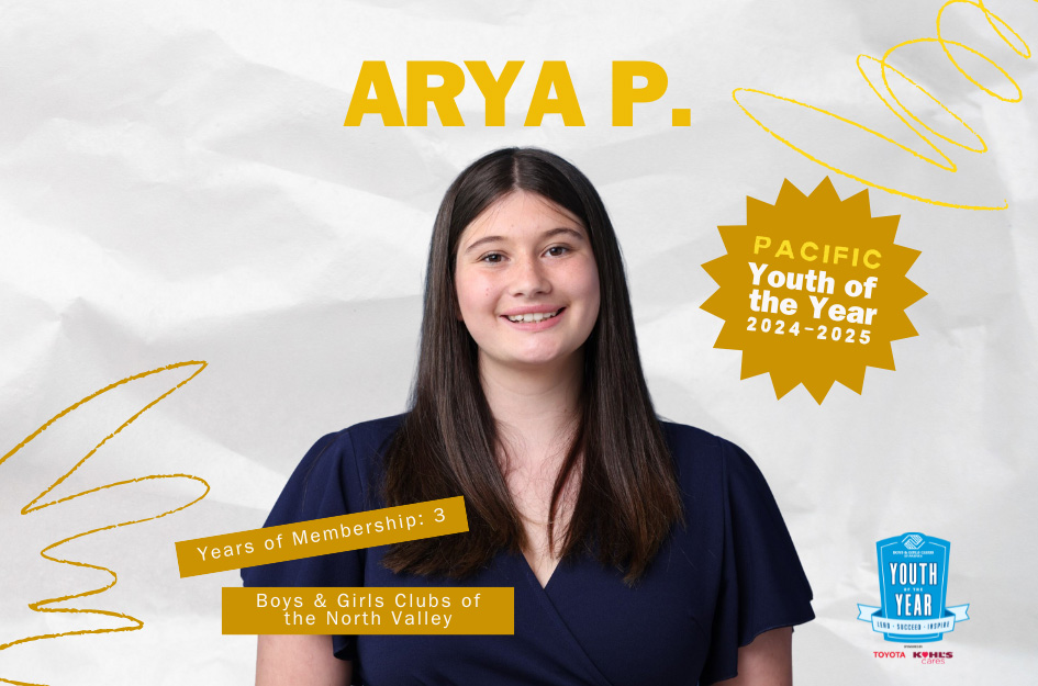 Arya, 2024 Pacific Youth of the Year