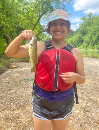 Kayleigh fishing