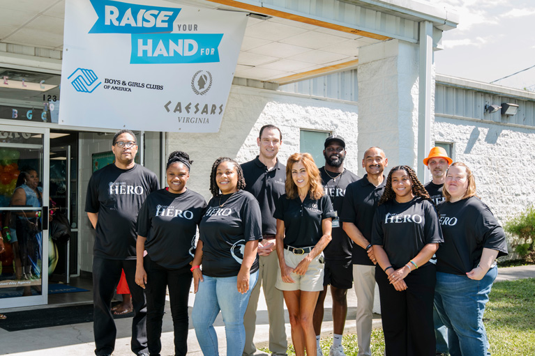 Caesars HEROs also dedicated over 500 hours volunteering for career readiness, club clean-up, fundraising, and STEM events nationally.