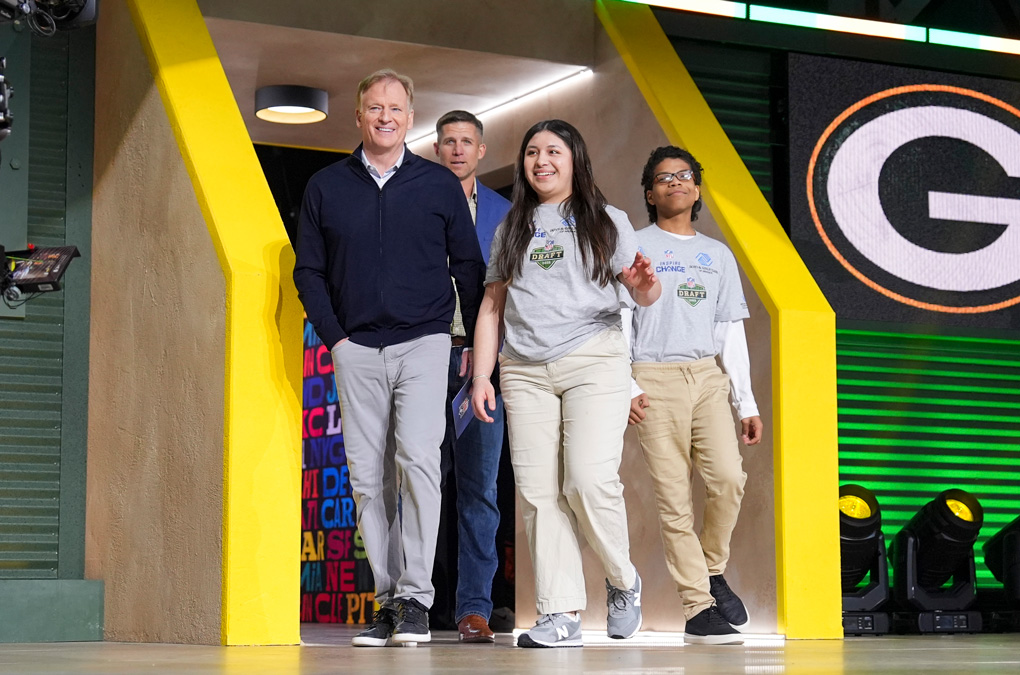 Kenia D. and Marcellus C.J., both members of Boys &amp; Girls Club of Greater Green Bay, were selected by the NFL in recognition of their academic dedication, leadership and commitment to giving back.