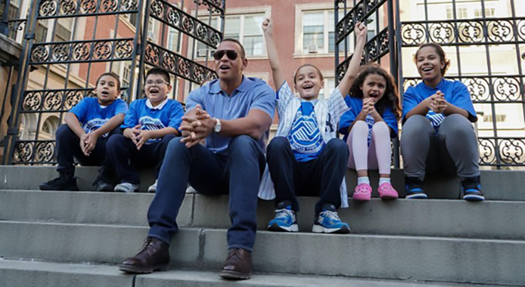 Alex Rodriguez with Club kids
