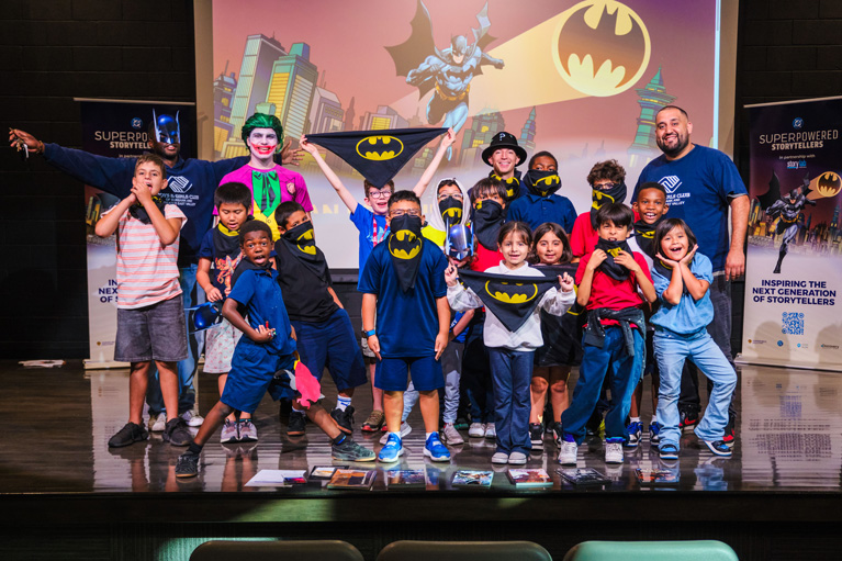 Group of Club kids at Batman event
