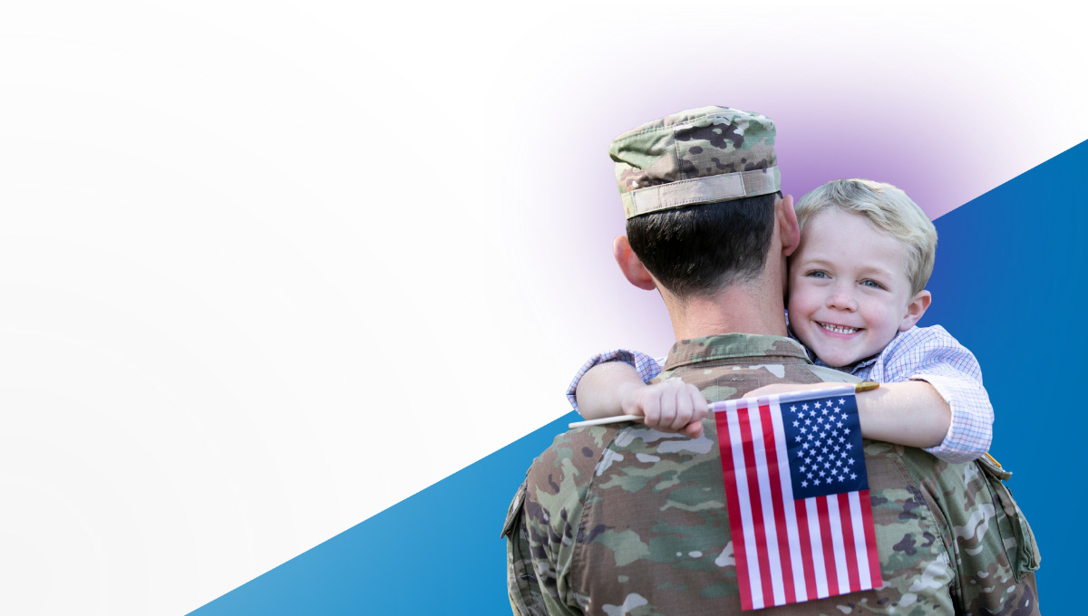Military father and son