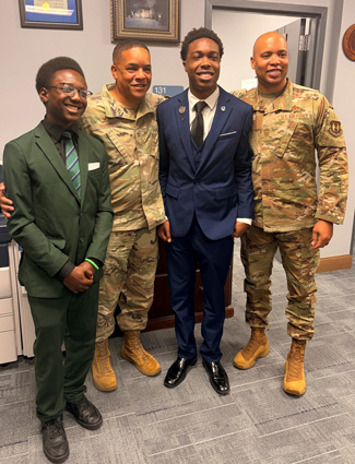 Jonathan and military members