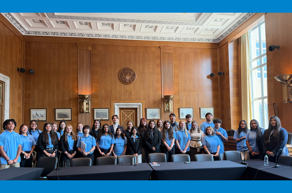 Club kids speak directly to Congress about issues important to Native communities